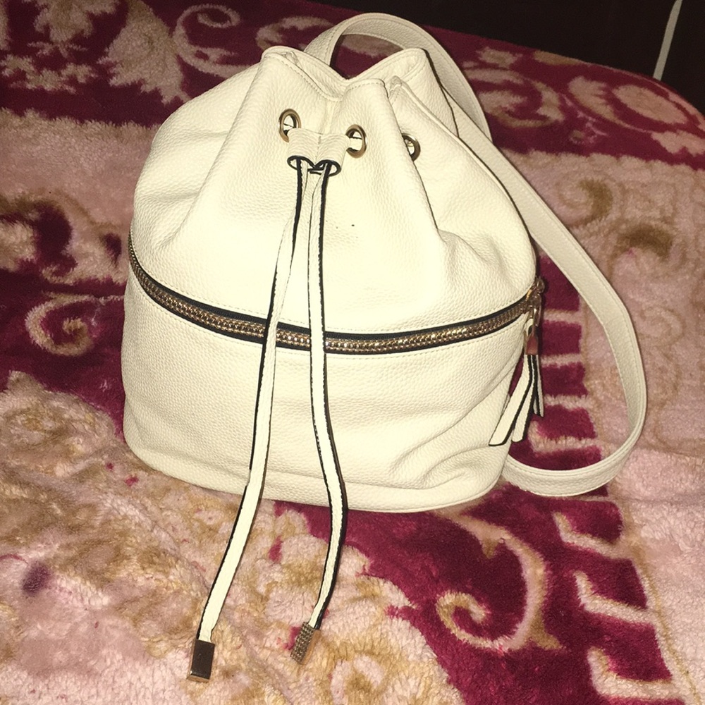 White book bag